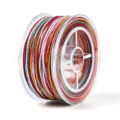 27 м сегментно окрашенные круглые полиэфирные витые шнуры&nbsp;OCOR-N009-02A-23