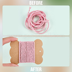 Карточка из крафт-бумаги в форме кости&nbsp;AJEW-WH20816-095