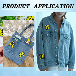 2 комплект 12 созвездия пришить тканевые нашивки&nbsp;PATC-FG0001-39