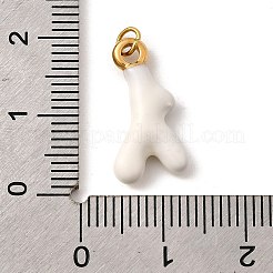 Подвески из нержавеющей стали 304 с эмалью&nbsp;STAS-B093-04G-01