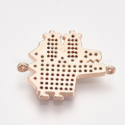 Латунные микро проложить кубических соединения циркония&nbsp;ZIRC-T006-64RG