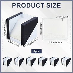 Прозрачный полипропиленовый пластиковый ящик для хранения ювелирных изделий&nbsp;CON-WH0089-152