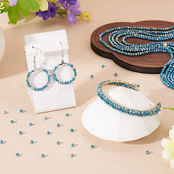 10 нити непрозрачных стеклянных бусин нити&nbsp;GLAA-TA0003-41