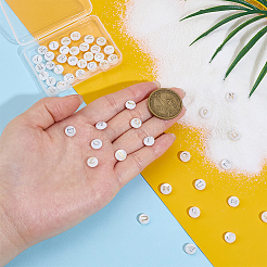 Бусины из натуральных пресноводных ракушек&nbsp;SHEL-PH0001-70A