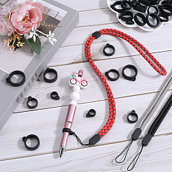 5 шт. 5-цветные полиэстеровые шейные ремни&nbsp;DIY-GF0008-11