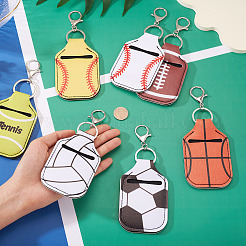 7 шт. 7 стиля подвесные украшения из сплава искусственной кожи&nbsp;AJEW-TA0002-52