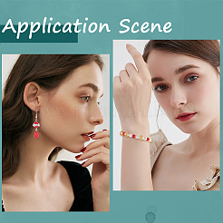 120шт. 4-цветная литая рамка для бусин&nbsp;FIND-SC0017-94