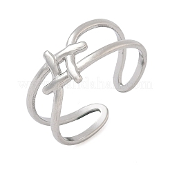 Кольца-манжеты из нержавеющей стали 304 для женщин&nbsp;RJEW-A079-04B-P