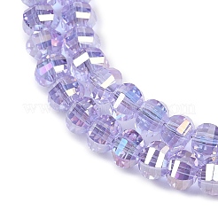 Гальванизируйте прозрачное стекло бисер нитей&nbsp;EGLA-B011-08A-AB03