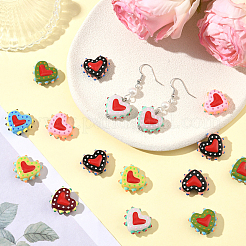 20 шт. окрашенные стеклянные бусины&nbsp;LAMP-SC0001-66