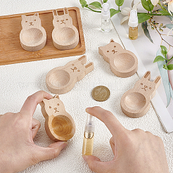 8шт 2 стиля букового дерева ароматерапевтический диффузор украшения&nbsp;DJEW-PH0001-71