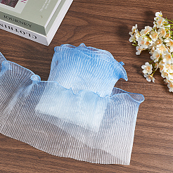 5 ярд полиэстеровой плиссированной кружевной ленты для отделки&nbsp;OCOR-GF0004-84D