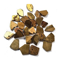 Гальванические натуральный агат бисер пряди&nbsp;G-K109-05-G