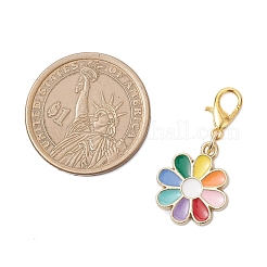 Подвесные украшения из сплава эмали&nbsp;HJEW-JM04191