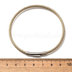 Браслеты из нержавеющей стали 304 для женщин&nbsp;BJEW-C091-02C-GP