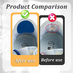 6 пакет 6 цвета 36 шт тканевая заплатка для ремонта каблука обуви&nbsp;AJEW-DR0001-96