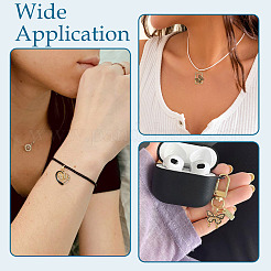 24 шт. 12 стиля подвески из сплава с черной эмалью&nbsp;FIND-TA0008-18