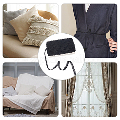 10 м полиэстеровая плетеная кружевная лента&nbsp;DIY-WH0491-45B