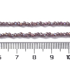 Прозрачные стеклянные бусины гальваническим пряди&nbsp;EGLA-H107-01A-B05