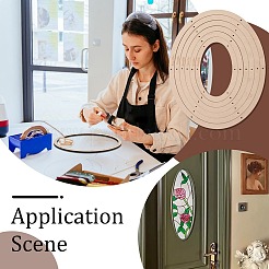 Дно корзин из дерева мдф&nbsp;DIY-WH0504-233B