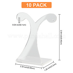 Акриловые подставки для одной серьги с наклоном назад&nbsp;EDIS-WH0030-33B