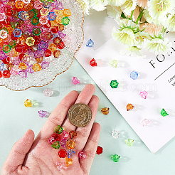 600 шт. Прозрачные акриловые бусины&nbsp;TACR-SP0001-09