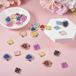 30 шт. 2 стиля акриловые подвески с УФ-покрытием&nbsp;PACR-TA0001-13