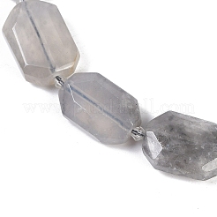 Естественный облачно кварц бисер пряди&nbsp;G-B125-P27-01