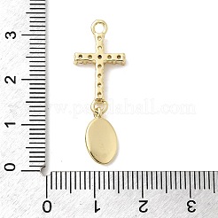 Латунные микро проложить кубического циркония подвески&nbsp;KK-H529-23G