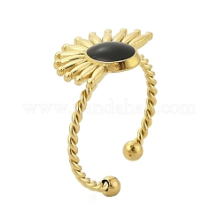 Кольца-манжеты из нержавеющей стали 304 с эмалью для женщин&nbsp;LS-RJEW-G338-15G-02