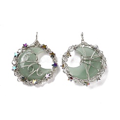 Большие подвески из натуральных и синтетических камней&nbsp;G-H274-03P