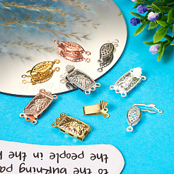 8 шт. 8 стиля застежек-коробок из нержавеющей стали 304&nbsp;STAS-TA0002-60