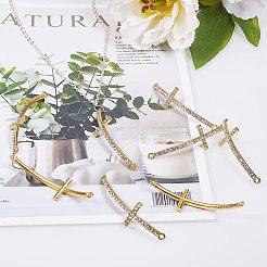 Коннекторы со стразами из сплава&nbsp;RB-PH0008-16