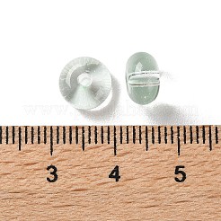 Выпечка расписные прозрачные стеклянные бусины&nbsp;DGLA-S116-01B