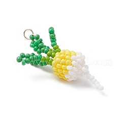 Подвески из стеклянных бусин в виде редиса&nbsp;PALLOY-MZ00973-04