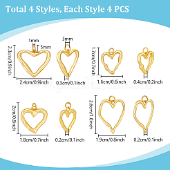 14шт латунные подвески&nbsp;KK-PH0013-55