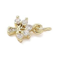 Подвески-деревья из латунного микропаве из кубического циркония&nbsp;KK-K368-51G