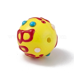 Непрозрачные окрашенные стеклянные бусины&nbsp;LS-GLAA-B001-01A