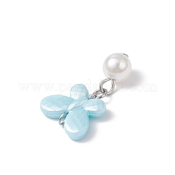 Непрозрачные акриловые подвески бабочки&nbsp;PALLOY-JF04289-01