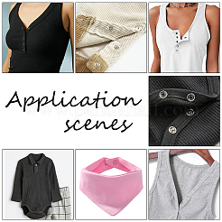 5 ярд ленты с кнопками из нержавеющей стали 201&nbsp;DIY-FH0006-03