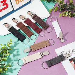 Ahademaker 8 шт. 8 цвета железный зажим для шляпы для сумок&nbsp;AJEW-GA0004-61