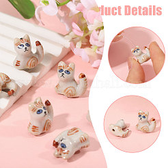 6шт фарфоровые бусины ручной работы&nbsp;PORC-CA0001-22