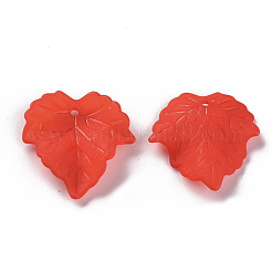 Осенняя тема прозрачные матовые акриловые подвески&nbsp;PAF002Y-12