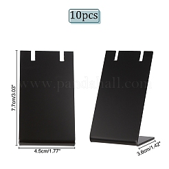 Акриловый дисплей серьги стойки&nbsp;EDIS-WH0029-15A-WH