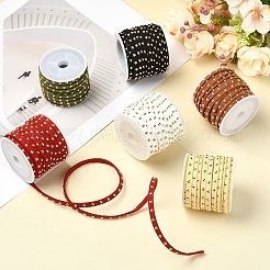 6 рулон шнура из искусственной замши 6 цветов&nbsp;LW-YW0001-04