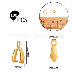 Класс латунный залог щепотки льда для изготовления кулона&nbsp;KK-PH0001-35G-NR