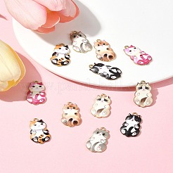 12шт 6 цвета сплава эмалевые подвески&nbsp;FIND-FS0003-02