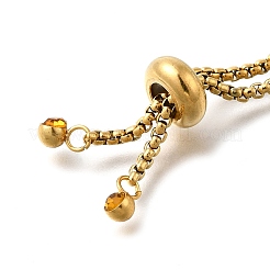 Регулируемый слайдер из нержавеющей стали 304/изготовление браслетов-боло&nbsp;STAS-I153-03G-04