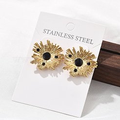 Серьги-гвоздики из нержавеющей стали 304 для женщин&nbsp;EJEW-K306-31G