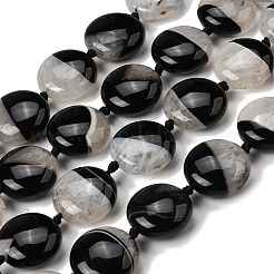 Природный агат бисер нитей&nbsp;G-F820-Q01-01E